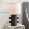Hudson and Canal Tall Ceramic Table Lamp with Fabric Shade - 3 of 4