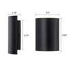 LLHZSY 8 3/5" Up Down Modern Outdoor Wall Light Black LED Outdoor Wall Sconce - 3 of 4