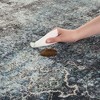 MontVoo Modern Abstract Washable Area Rug Teal - 4 of 4