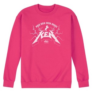 Men's - Barbie - Country Metal Ken Graphic Fleece Sweatshirt - 1 of 4