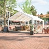 White Heavy Duty Party Tent, Large Outdoor Wedding Tents Event Canopy with Removable Sidewalls and 2 Storage Bags – Cuddlewood - 2 of 4