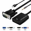 Sanoxy VGA To HDMI Converter 1080P HD Adapter With Audio Cable For HDTV PC Laptop TV - 4 of 4