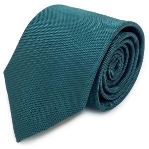 Men's Solid Color Microfiber Poly Woven 3.25 Inch Wide And 57 Inch Long Necktie - 1 of 4