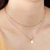 Unique Bargains Women's Layered Necklace 925 Sterling Silver Chain Necklace - 4 of 4