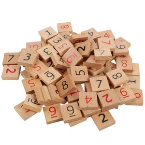 WE Games Replacement Wooden Sudoku Number Tiles - Extra Set of Pieces - 1 of 4