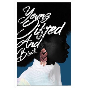 Trends International NUMA Art - Young Gifted And Black Framed Wall Poster Prints - 1 of 4