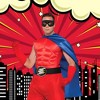 Forum Novelties Superhero Blue Costume Cape Adult - 3 of 4
