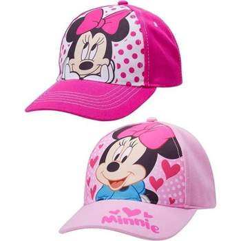 Disney Minnie Mouse/Encanto Mirabel 2 Pack Adjustable Baseball Hat: (Toddler/Little Girl)