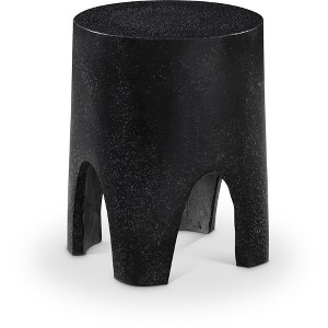 Meridian Furniture,Foligno Marble Finish Concrete End Table - 1 of 4