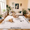 Soft Fluffy Shag Rug for Living Room or Bedroom, Plush Non-Slip Carpet for Home or Dorm Decor - 2 of 4