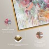Art Remedy Doll Memories - Secret Green Floral Colorful Pastel Abstracts Framed - 4 of 4