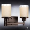 Urban Ambiance Luxury Contemporary Bathroom Vanity Light,  9.5"H x 13"W,  Olde Bronze Finish, UHP2011 - 3 of 4