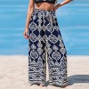 Boho Chic Wide Leg Palazzo Pants - Cupshe - 3 of 4