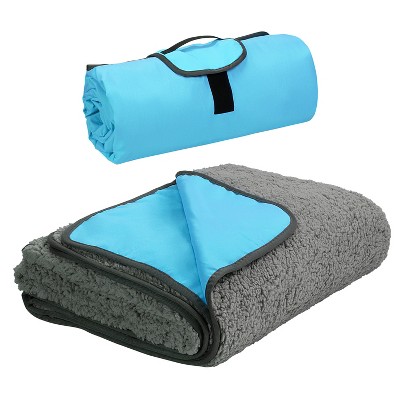 Tirrinia Outdoor - Oriented, Waterproof and Fleece - Lined Foldable Camping Blanket, Ideal for Stadium Use to Keep Warm - Standard Style