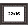 PosterPalooza | 3.5" Wide Ornate Black Picture Frame - UV Acrylic, Backing Board, Hanging Hardware Included - 2 of 4