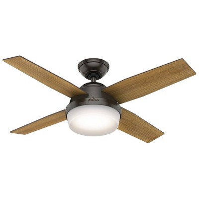 44" Dempsey Ceiling Fan with Remote (Includes LED Light Bulb) - Hunter Fan