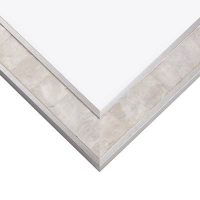 Opulent Silver Mother of Pearl 11x14 Wood Wall Frame