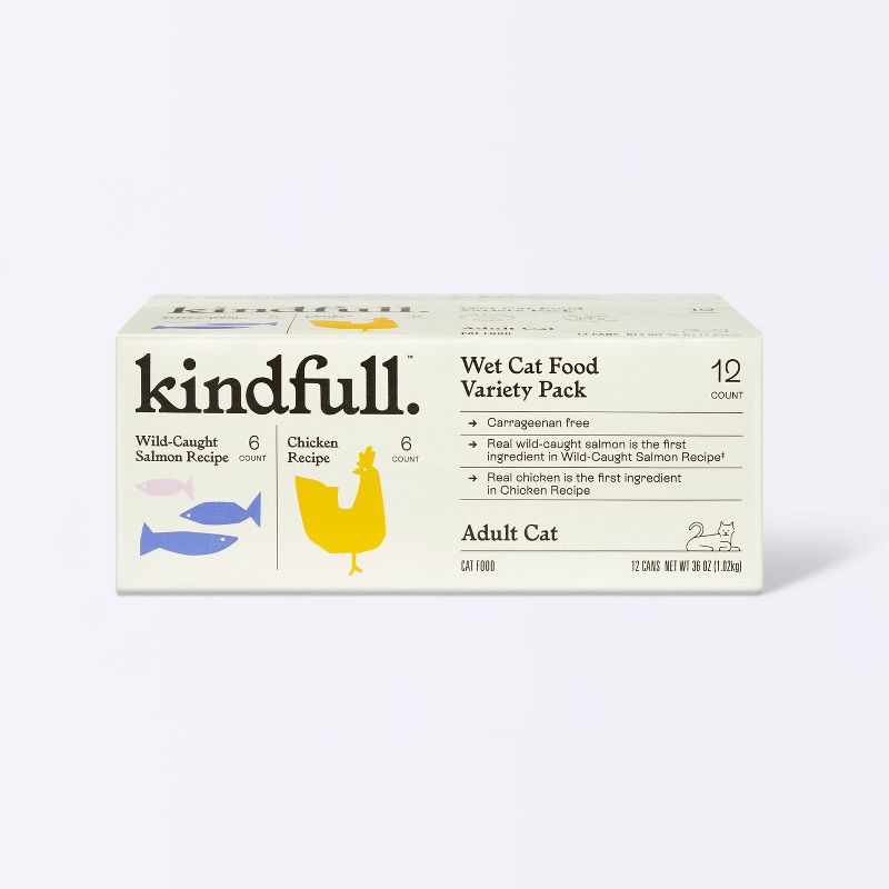 Wet Cat Food - 12ct - Kindfull™, 1 of 5