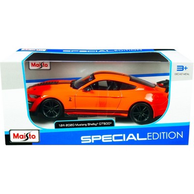 2020 Ford Mustang Shelby Gt500 Bright Orange With Black Stripes 1/24 ...