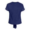 MLB Los Angeles Dodgers Women's Front Knot T-Shirt - 2 of 4