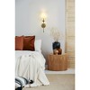 Emily Chandelier - Matte Black, 1 Bulb, Dimmable, Elegant Design for Bathroom & Bedroom - 2 of 4