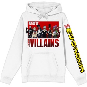 My Hero Academia League of Villains Men's White Graphic Hoodie - 1 of 2