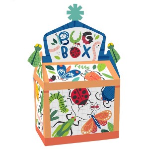 Big Dot of Happiness Buggin' Out - Treat Box Party Favors - Bugs Birthday Party Goodie Gable Boxes - Set of 12 - 1 of 4