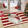Lomsoe 1pc, Santa Claus Welcome Extra Thick Doormat - Doorway Carpet, Suitable For Living Room, Bedroom, Kitchen, Office, Christmas Gift. - 2 of 4