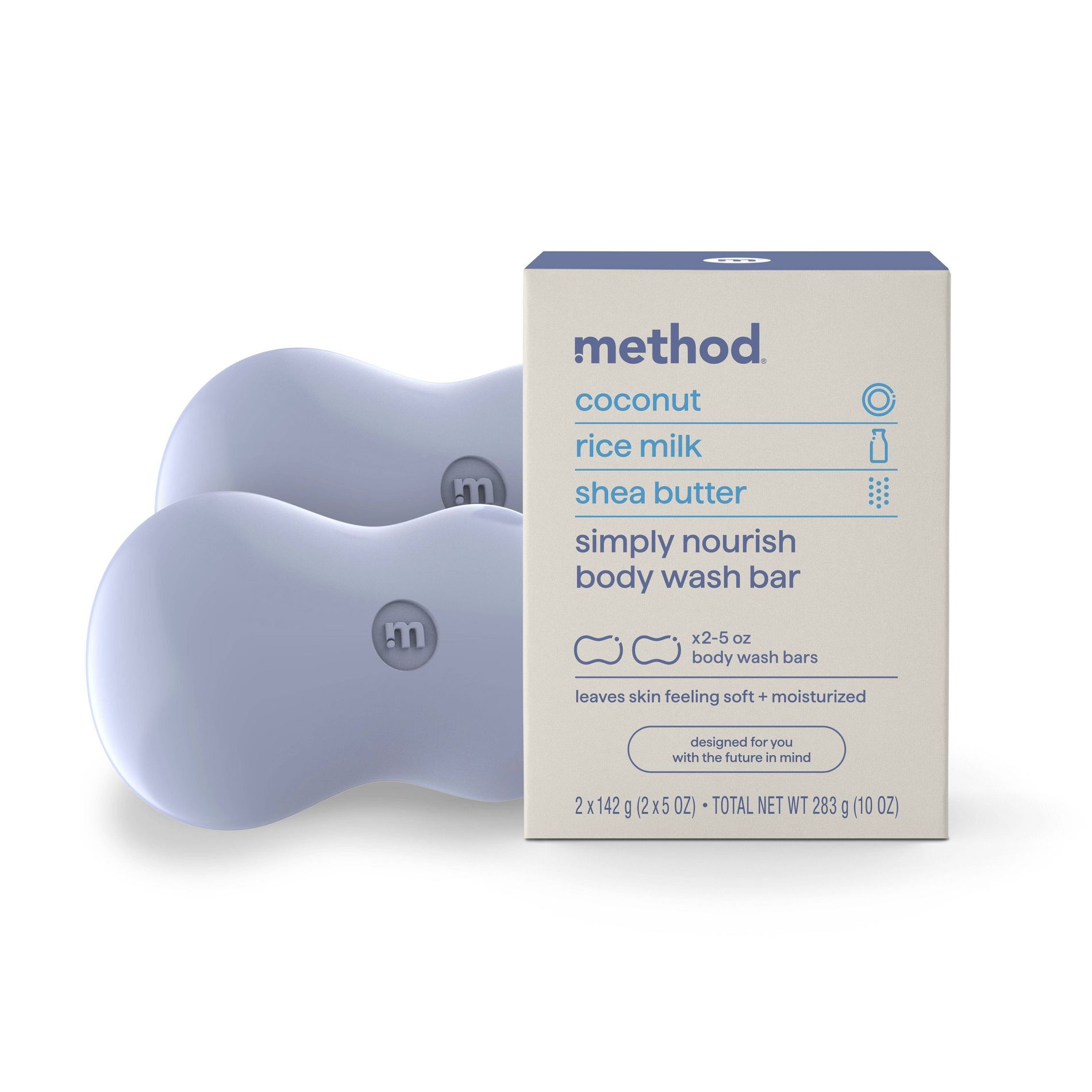 Method Bar Soap - Simply Nourish - 2pk - 5oz each