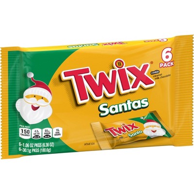Twix Holiday Santas - 6.36oz/6pk