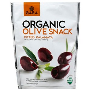 Gaea North America Olives Kalamata Snack Pack - Case of 8 - 2.3 Oz - 1 of 3