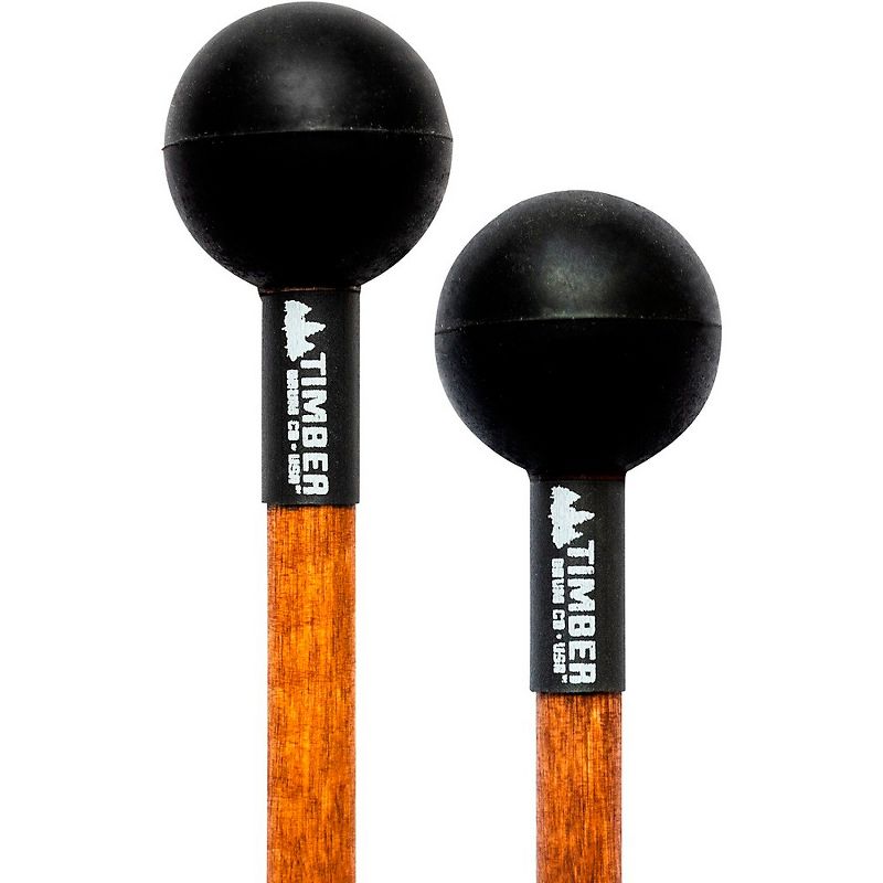 Timber Drum Company Soft Rubber Mallets With Solid Hardwood Handles Birch Handles, 1 of 2