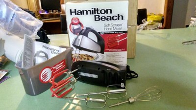 Hamilton Beach Hand Mixer with SoftScrapes Beaters Model 62640 