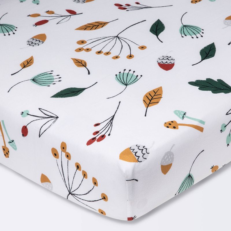 Fitted Crib Sheet Foilage - Cloud Island&#8482;, 1 of 7