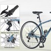 YONWAY Road Bike,Aluminium Frame 700C Wheel Flat Handlebar 7 Speed Lightweight Hybrid Bike 700 x 35C Tire for Men Women Junior for Commute - 3 of 4