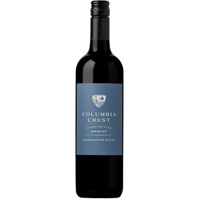 Columbia Crest Grand Estate Merlot Red Wine - 750ml Bottle