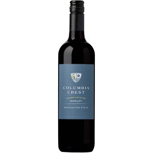 Columbia Crest Grand Estate Merlot Red Wine - 750ml Bottle - 1 of 4