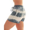 Just Love Women's Loop Terry Tie Dye Shorts - Comfortable and Stylish Loungewear for Summer - 2 of 3