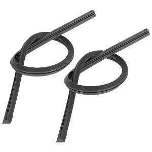 Unique Bargains 3 Section Rubber Windshield Wiper Blade Refills for Car 2 Pcs - 1 of 4