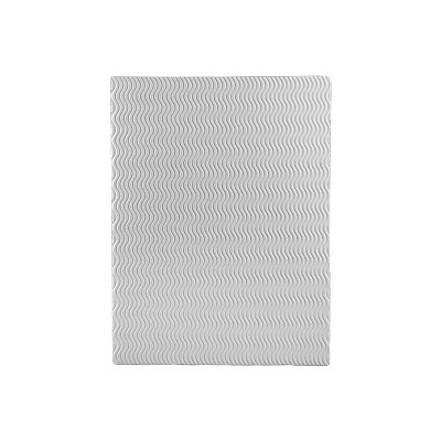 JAM Paper Corrugated Two-Pocket Fluted Folders White 88506D