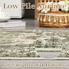 Washable Living Room Rug Vintage Rug Traditional Floral Distressed Accent Carpet Low Pile Non-Slip Floor Mat - 4 of 4