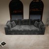 108.3" x 39.4" Plush Corduroy Modular Sectional Sofa with 3PC Free Combination and No Assembly - 2 of 4