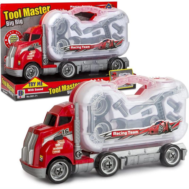 Big Daddy Big Rig Tool Master - Transport Toy Truck Carrier with Tools to Take Apart, 5 of 6