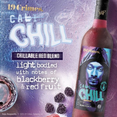 19 Crimes Cali Chill Red Blend Wine - 750ml Bottle