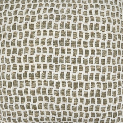 Natural Cotton Net Design Square Throw Pillow