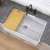 33 in. Farmhouse Sinks for Kitchens Single Bowl Fireclay Sink White Workstation Kitchen Sinks Reversible Farmhouse Sinks - 3 of 4