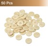 Unique Bargains Wooden DIY Craft Clothing Sewing Buttons 50 Pcs - 3 of 4