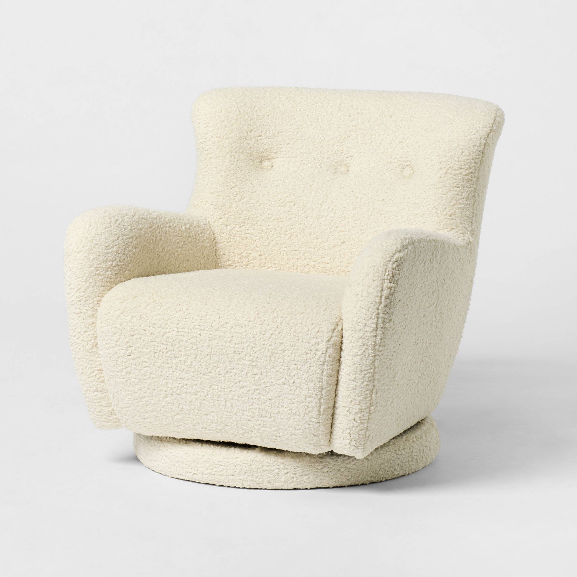 Kessler Swivel Chair Cream - Threshold™ designed with Studio McGee