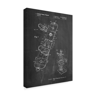 Trademark Fine Art -Cole Borders 'Burton Touring Snowboard' Canvas Art