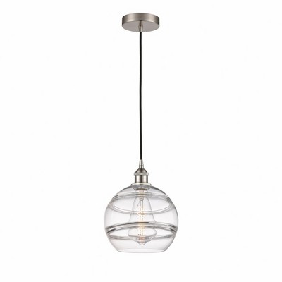 Rochester - 1 Light Cord Hung Mini Pendant In Industrial Style-11.63 Inches Tall and 10 Inches Wide